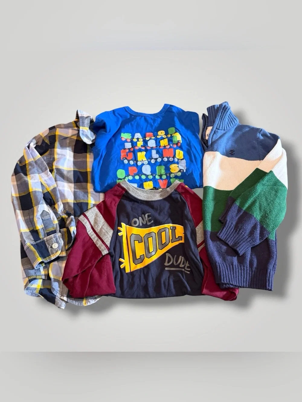 Boys 5t long sleeve shirt bundle
